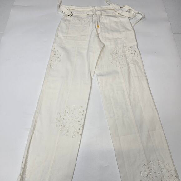 Tularosa Valentina Embroidered Pants in White - Picture 15 of 15